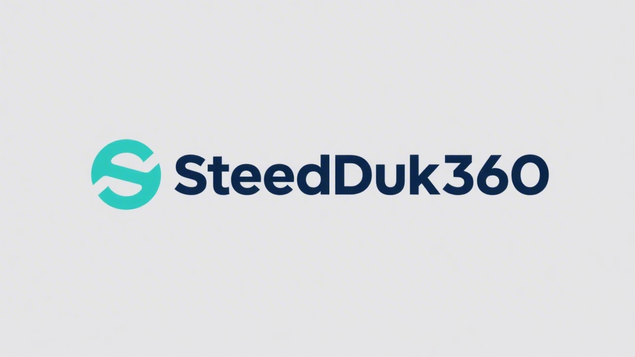 Minimalist wordmark logo showing SteuerDoku360 in navy typography with subtle teal circular accent conveying reliable, technology-driven German tax documentation expertise.